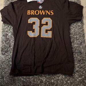 Cleveland Browns xxl brand new Jim Brown hall of fame shirt.